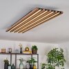 Tandragee Taklampa LED träoptik, Svart, 1-ljuskällor, Fjärrkontroll