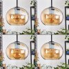 Apedo Pendellampa, kullampa, Pendellampa Cluster Amber, 3-ljuskällor