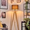 Soungou Golvlampa Naturfärger, Svart, 1-ljuskällor