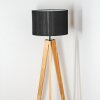 Soungou Golvlampa Naturfärger, Svart, 1-ljuskällor