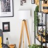 Soungou Golvlampa Naturfärger, Svart, 1-ljuskällor
