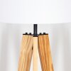 Soungou Golvlampa Naturfärger, Svart, 1-ljuskällor