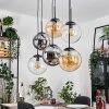 Gastor Pendellampa, kullampa, Pendelbelysning Amber, Klart, Rökfärger, 6-ljuskällor