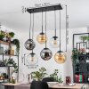 Gastor Pendellampa, kullampa, Pendelbelysning Amber, Klart, Rökfärger, 6-ljuskällor