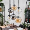 Gastor Pendellampa, kullampa, Pendelbelysning Amber, Klart, Rökfärger, 6-ljuskällor