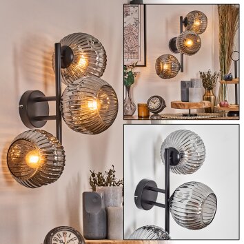 Ripoll kullampa, Vägglampa Rökfärger, 3-ljuskällor