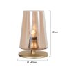 Steinhauer Ancilla Bordslampa Mässing, 1-ljuskällor