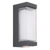 Globo Plixon vägglampa utomhus LED Antracit, 1-ljuskällor