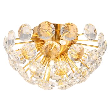 Globo Virina Taklampa LED Guld, 10-ljuskällor