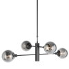 Steinhauer Constellation Pendelbelysning LED Svart, 6-ljuskällor
