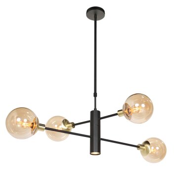 Steinhauer Constellation Pendelbelysning LED Mässing, 6-ljuskällor