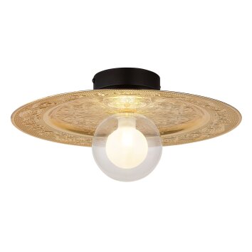 Globo Riga Taklampa Svart, 1-ljuskällor