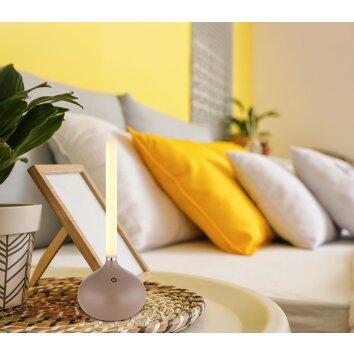 Globo Turner Bordslampa LED Champagne, 1-ljuskällor