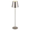 Globo Vannie Bordslampa LED Nickel matt, 1-ljuskällor