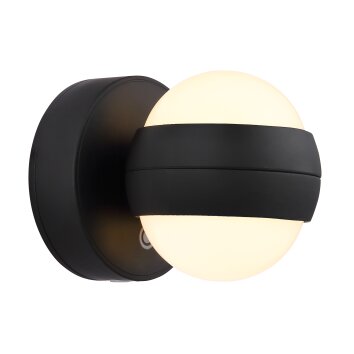 Globo Randi Vägglampa LED Svart, 1-ljuskällor