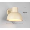 Trio ELBE Vägglampa Beige, 1-ljuskällor