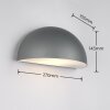 Trio MAAS Vägglampa Antracit, 1-ljuskällor