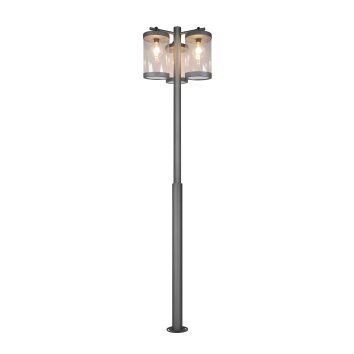 Trio SAMBESI Golvlampa utomhus Antracit, 3-ljuskällor