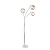 Trio Lampor Paxton Golvlampa Krom, 3-ljuskällor
