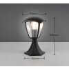 Trio VENTA Golvlampa utomhus Svart, 1-ljuskällor