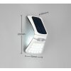Reality DIADEMA Vägglampa LED Vit, 1-ljuskällor, Rörelsedetektor