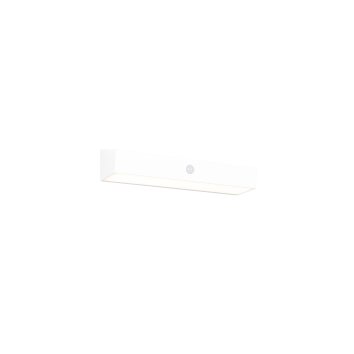 Reality SILVES Vägglampa LED Vit, 1-ljuskällor, Rörelsedetektor