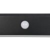 Reality SILVES Vägglampa LED Svart, 1-ljuskällor, Rörelsedetektor