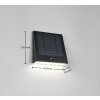 Reality ALVORADA Vägglampa LED Svart, 1-ljuskällor, Rörelsedetektor