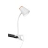 Reality Pongo Klämlampa LED Vit, 1-ljuskällor