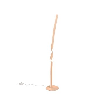 Reality Ginko Golvlampa LED Beige, 1-ljuskällor