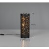 Reality Taco Bordslampa LED Svart, 1-ljuskällor