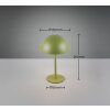 Reality Munoz Bordslampa LED Grön, 1-ljuskällor