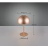 Reality Munoz Bordslampa LED Brun, 1-ljuskällor