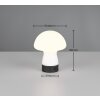 Reality Dooley Bordslampa LED Vit, 1-ljuskällor