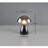 Reality Dooley Bordslampa LED Rökfärger, 1-ljuskällor