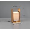 Reality Pail Bordslampa Brun, 1-ljuskällor