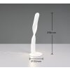 Reality Ginko Bordslampa LED Vit, 1-ljuskällor