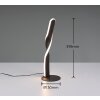 Reality Ginko Bordslampa LED Svart, 1-ljuskällor
