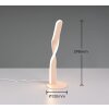 Reality Ginko Bordslampa LED Beige, 1-ljuskällor