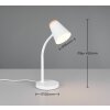 Reality Pongo Bordslampa LED Vit, 1-ljuskällor
