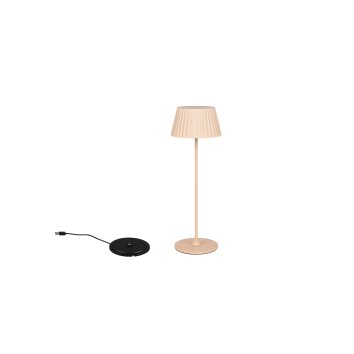 Reality Suarez Bordslampa LED Beige, 1-ljuskällor