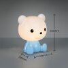 Reality Cutie Bordslampa LED Blå, 1-ljuskällor, Färgväxlare