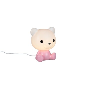 Reality Cutie Bordslampa LED Rosa, 1-ljuskällor, Färgväxlare