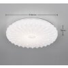 Reality Ataris Taklampa LED Vit, 1-ljuskällor, Fjärrkontroll