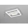 Reality Wheeler Taklampa LED Vit, 1-ljuskällor