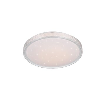 Reality Varda Taklampa LED Vit, 1-ljuskällor, Fjärrkontroll