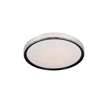 Reality Varda Taklampa LED Svart, 1-ljuskällor, Fjärrkontroll Reality Varda Taklampa LED Svart, 1-ljuskällor, Fjärrkontroll