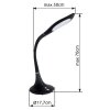 Globo Pattaya Bordslampa LED Krom, Vit, 1-ljuskällor