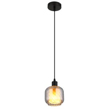 Globo Xia Pendellampa Svart, 1-ljuskällor