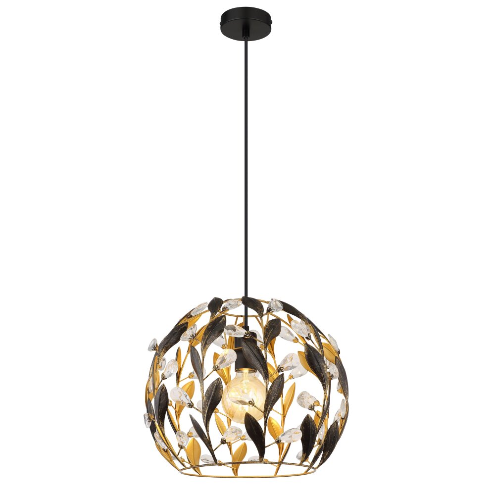 Globo Mika Pendellampa Svart, 1-ljuskällor main product photo
